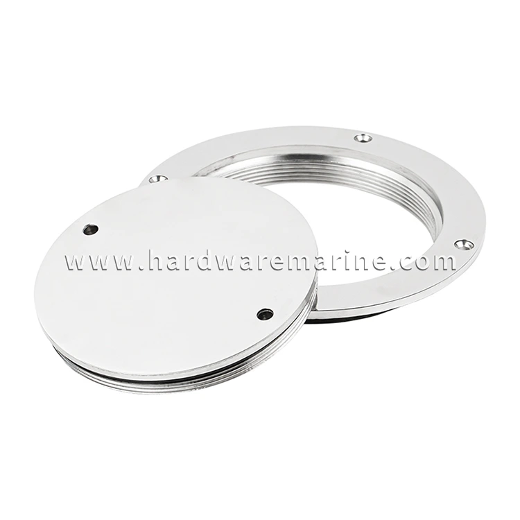 316 Stainless Steel Marine Round Deck Plate With Key