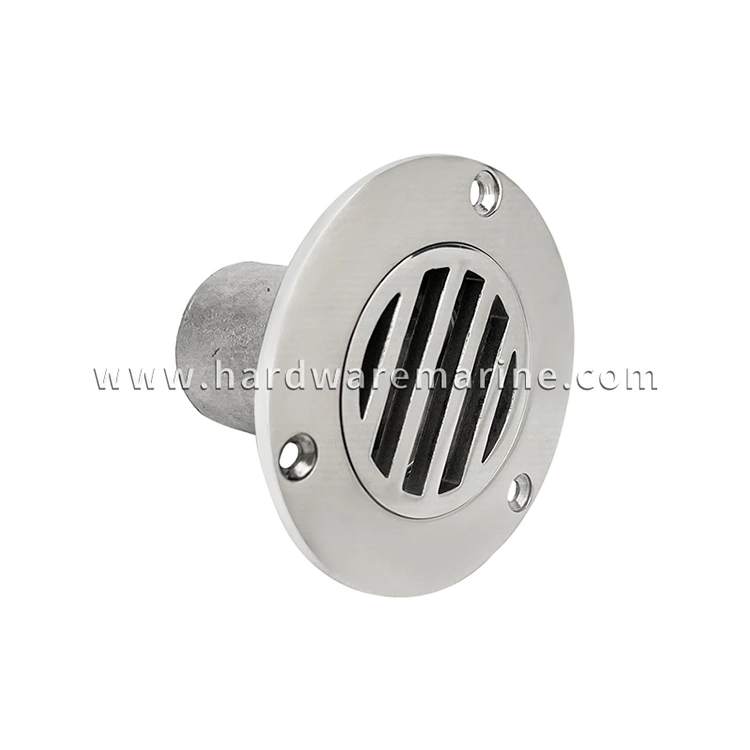 316 Stainless Steel Removable Marine Deck Drain Scupper