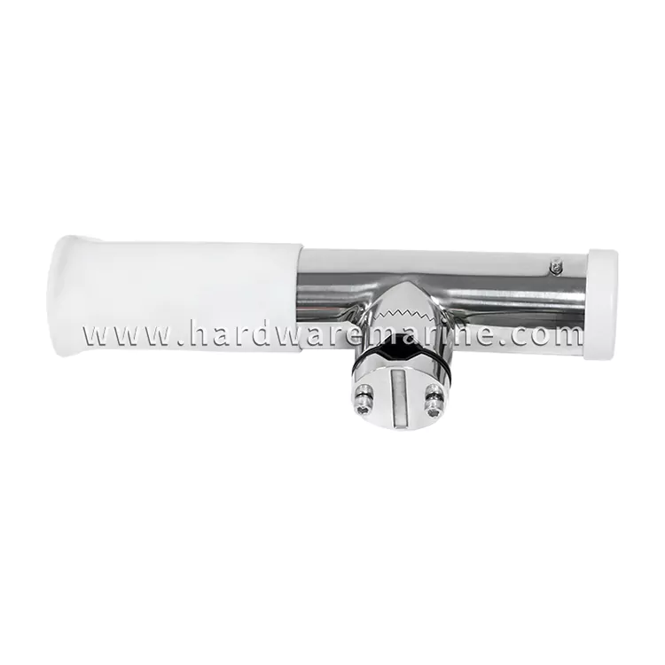 Stainless Steel Marine Clamp-On Rod Holder With Rubber Insert