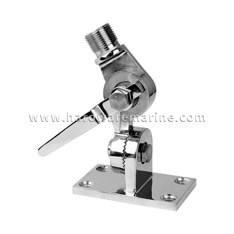 316 Stainless Steel Marine Adjustable Antenna Base