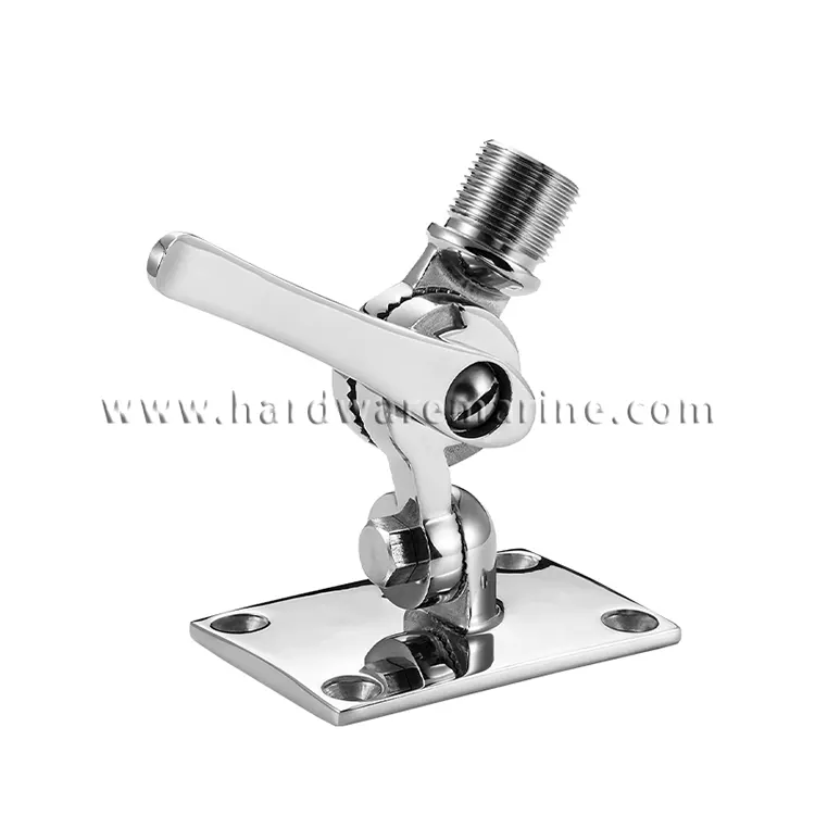 316 Stainless Steel Ratchet Mount Antenna Base