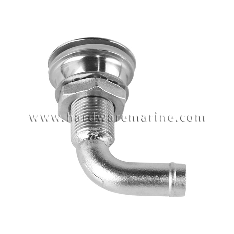 316 Stainless Steel Flush Mount Fuel Vent 90° Vent