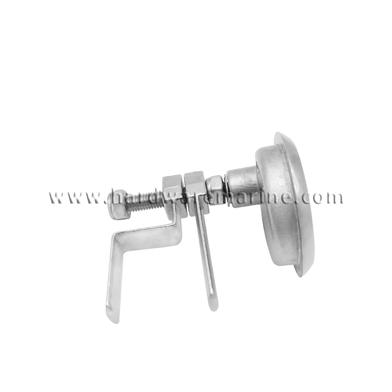Boat 316 Stainless Steel Embedded lock with Hatch Latches Turning Lock Handle