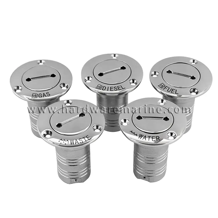 316 Stainless Steel Fuel Deck Filler with Key