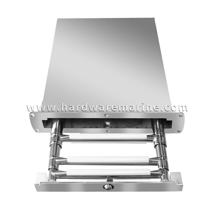 Stainless Steel Marine Telescopic Box Boat Ladder