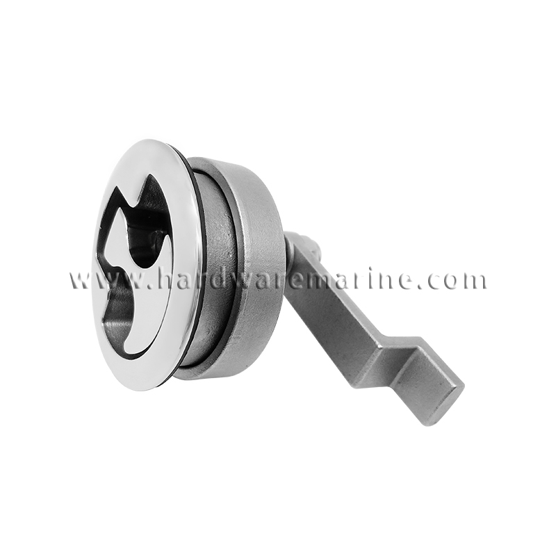 316 Stainless Steel Floor Buckle Hatch Latch Flush Turning Lift Handle