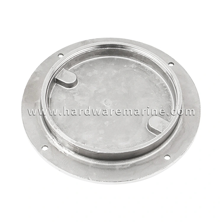 316 Stainless Steel Marine Round Deck Plate With Key