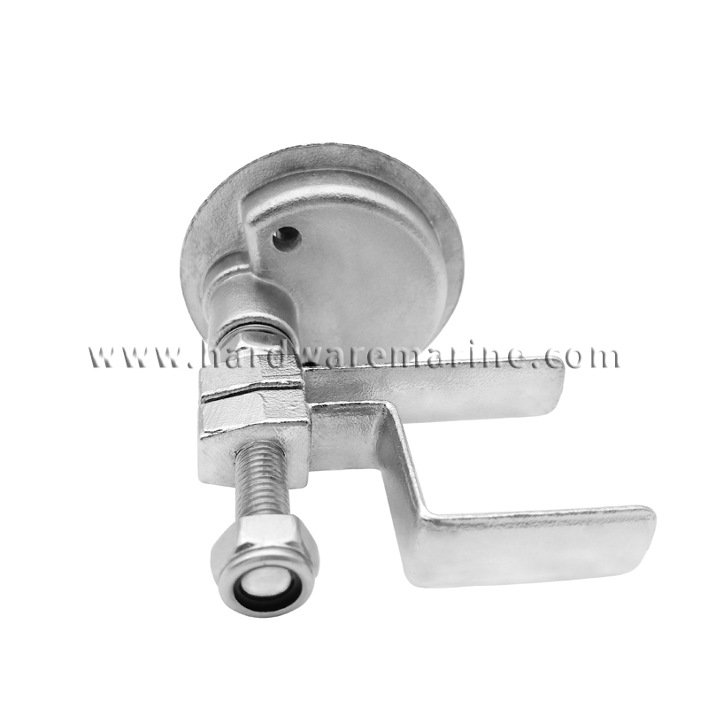Boat 316 Stainless Steel Embedded lock with Hatch Latches Turning Lock Handle