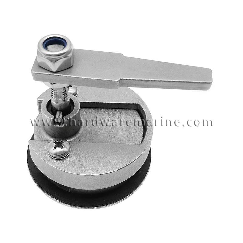 316 Stainless Steel Floor Buckle Hatch Latch Flush Turning Lift Handle