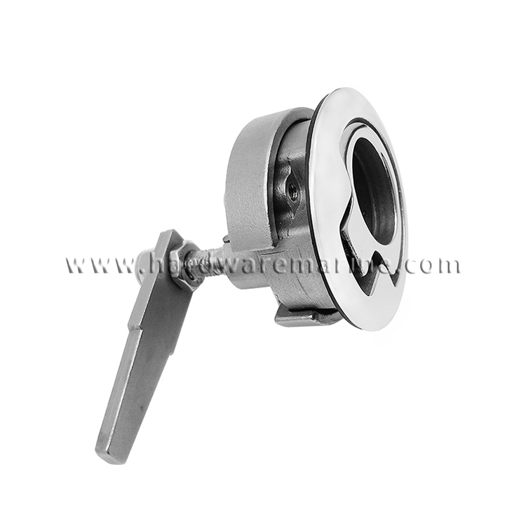 Marine Grade 316 Stainless Steel Floor Buckle Hatch Latch Flush Turning Lift Handle