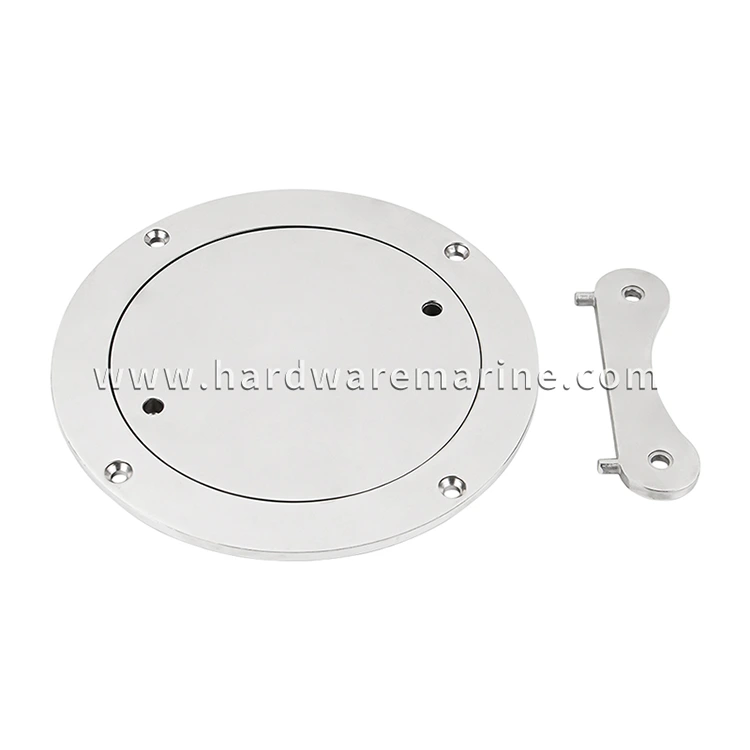 316 Stainless Steel Marine Round Deck Plate With Key