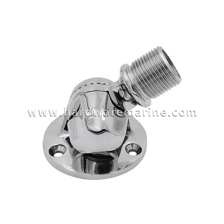 316 Stainless Steel Marine Antenna Base With Thread Head