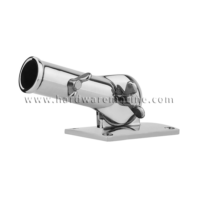 316 Stainless Steel Marine 180 degree Flag Pole Holder