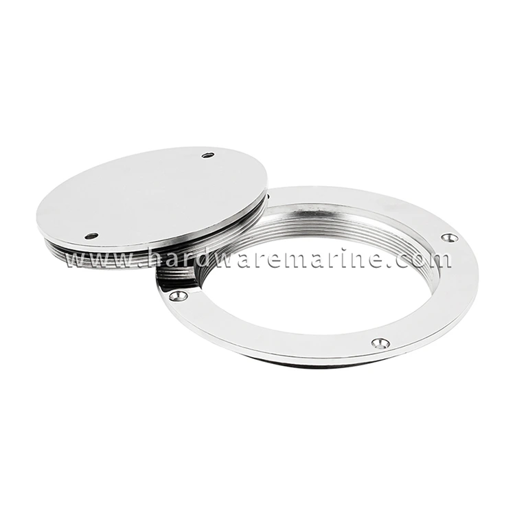316 Stainless Steel Marine Round Deck Plate With Key