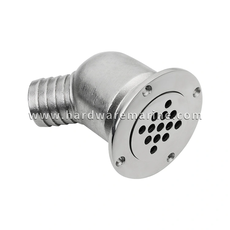 316 Stainless Steel Marine Deck Drain Scupper With Ball