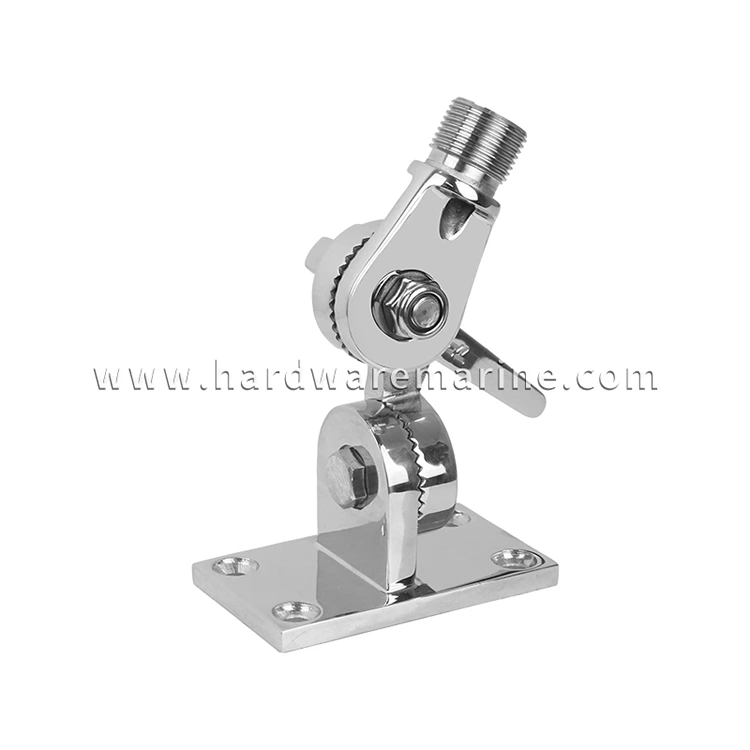 316 Stainless Steel Marine Adjustable Antenna Base