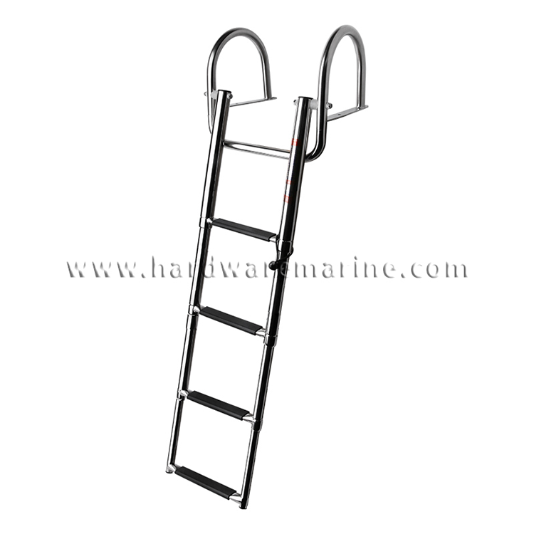 Stainless Steel Pontoon Folding Telescoping Ladder