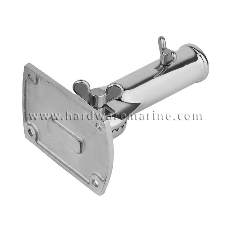 316 Stainless Steel Marine 180 degree Flag Pole Holder