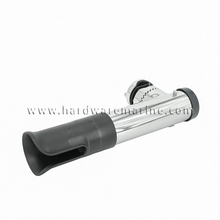316 Stainless Steel Clamp On Rod Holder With Tube Insert