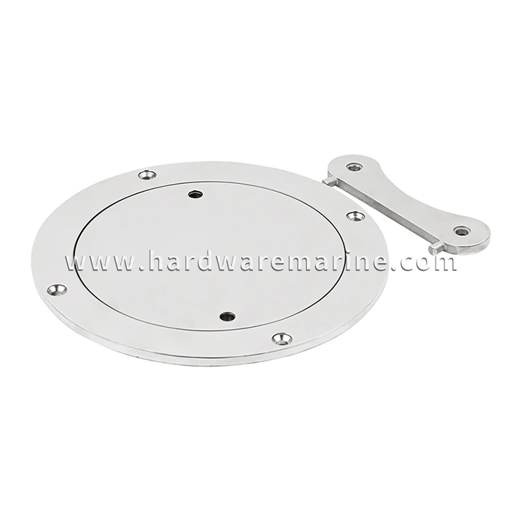 316 Stainless Steel Marine Round Deck Plate With Key