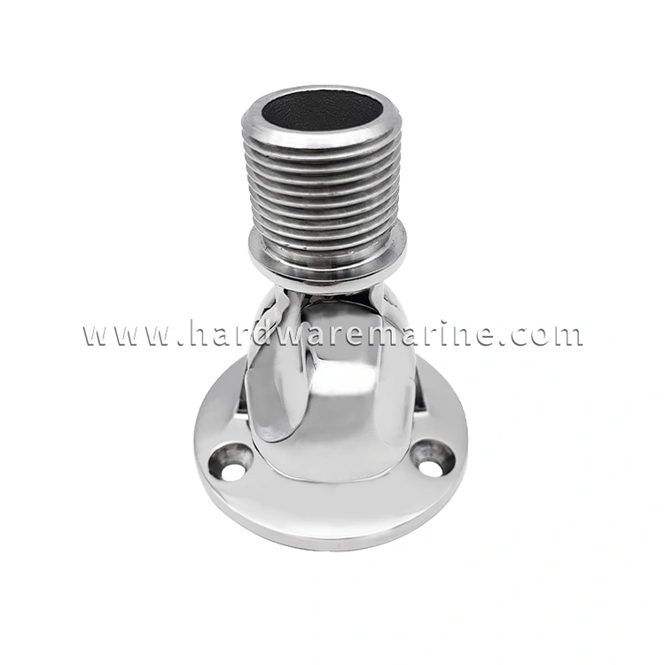 316 Stainless Steel Marine Antenna Base With Thread Head