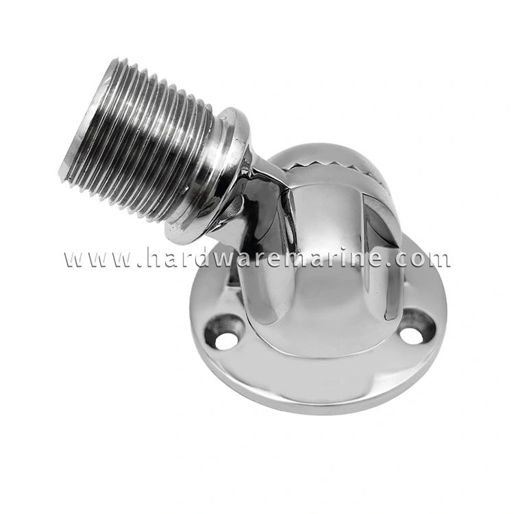 316 Stainless Steel Marine Antenna Base With Thread Head