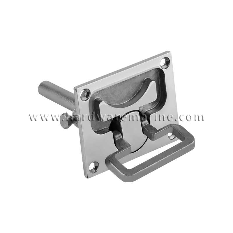 Boat Lift Handle Ring Turning Lock Hatch Latch Marine 316 Stainless Steel