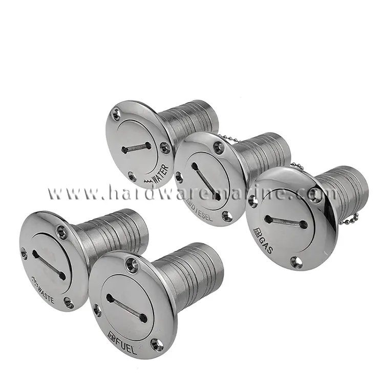 316 Stainless Steel Fuel Deck Filler with Key