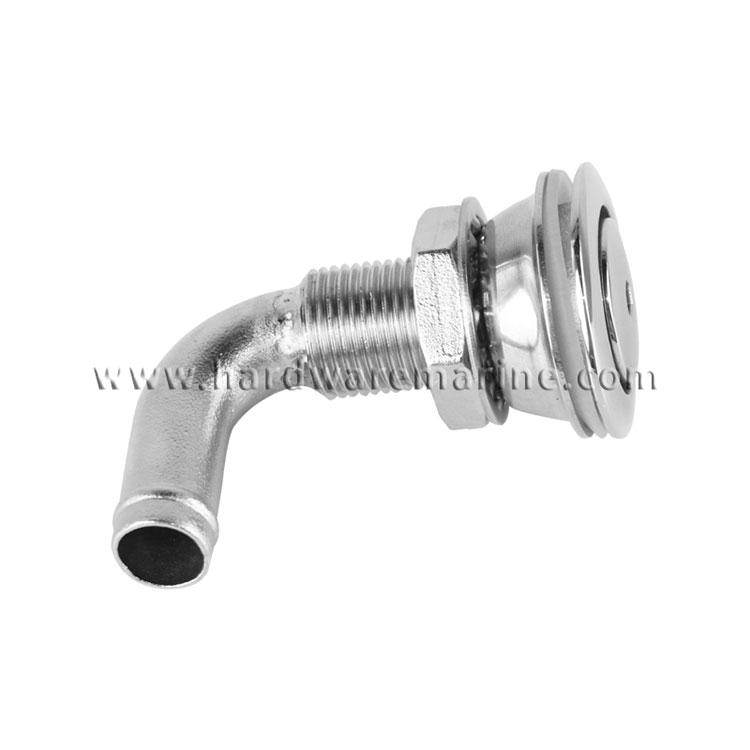 316 Stainless Steel Flush Mount Fuel Vent 90° Vent