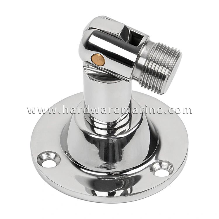 316 Stainless Steel Adjustable Boat Antenna Base