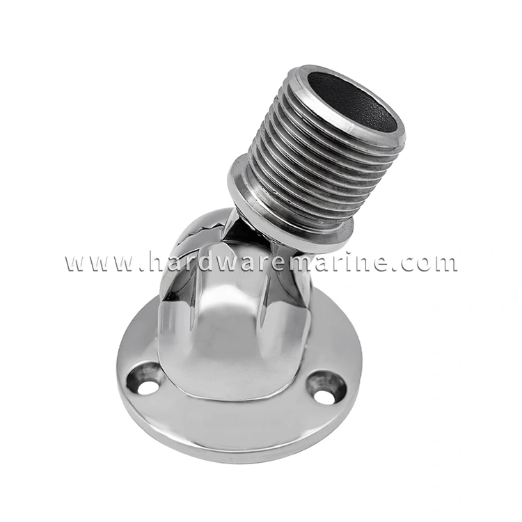 316 Stainless Steel Marine Antenna Base With Thread Head