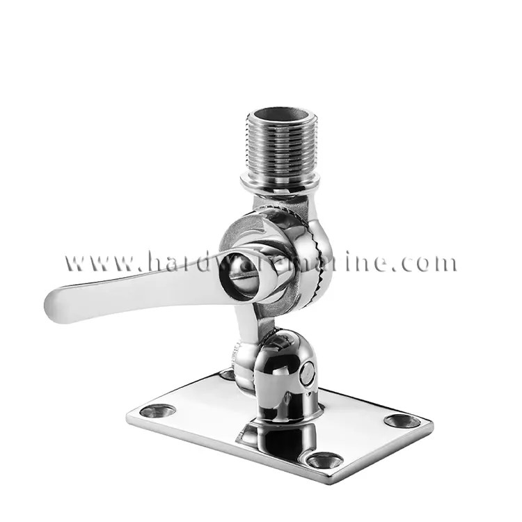 316 Stainless Steel Ratchet Mount Antenna Base