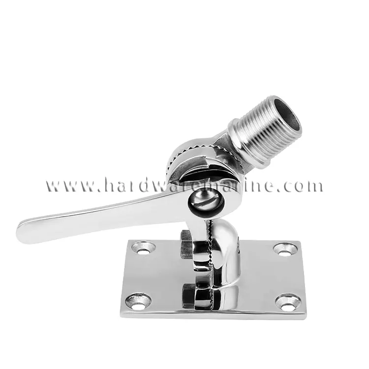 316 Stainless Steel Ratchet Mount Antenna Base