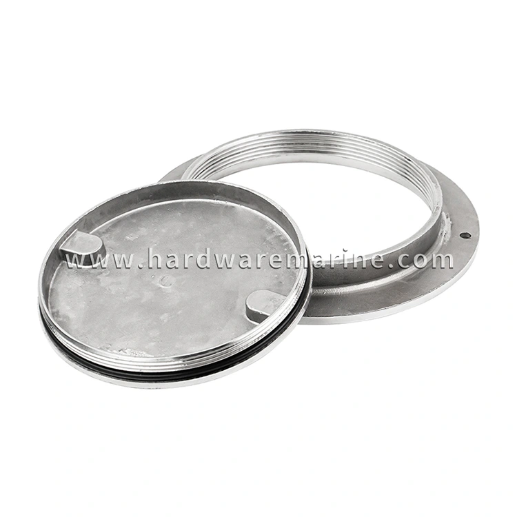 316 Stainless Steel Marine Round Deck Plate With Key