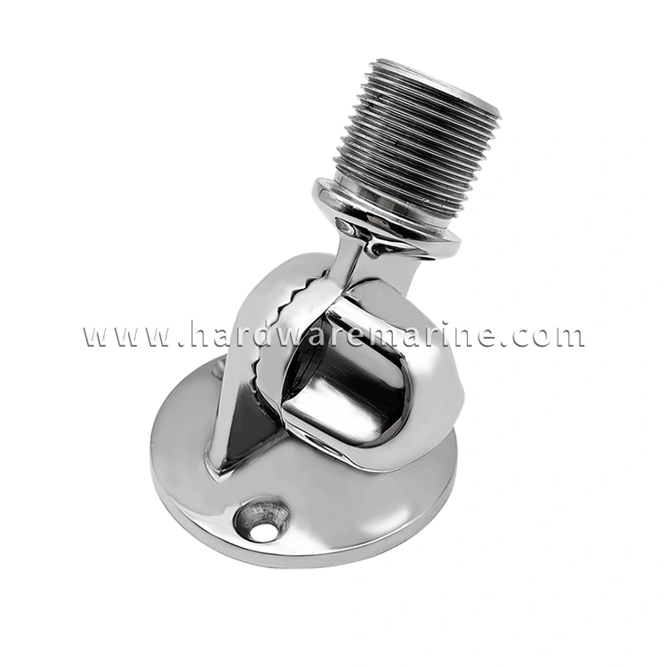 316 Stainless Steel Marine Antenna Base With Thread Head