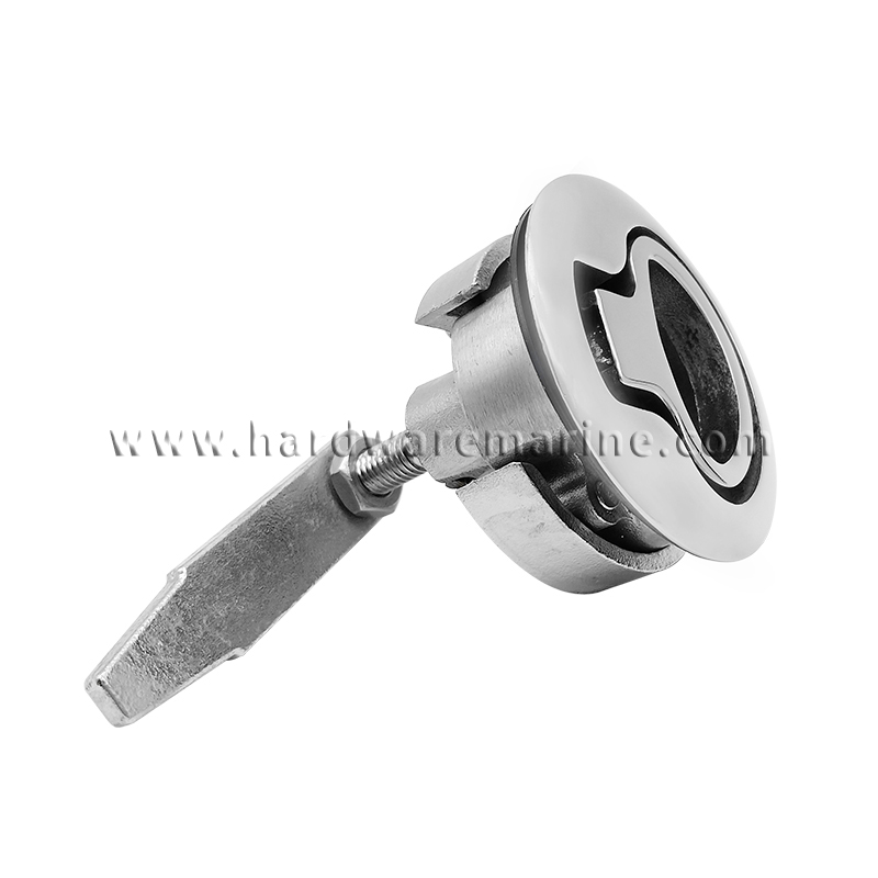 316 Stainless Steel Floor Buckle Hatch Latch Flush Turning Lift Handle