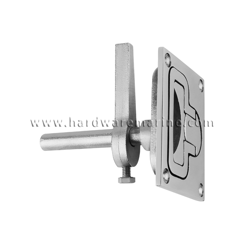 Boat Lift Handle Ring Turning Lock Hatch Latch Marine 316 Stainless Steel