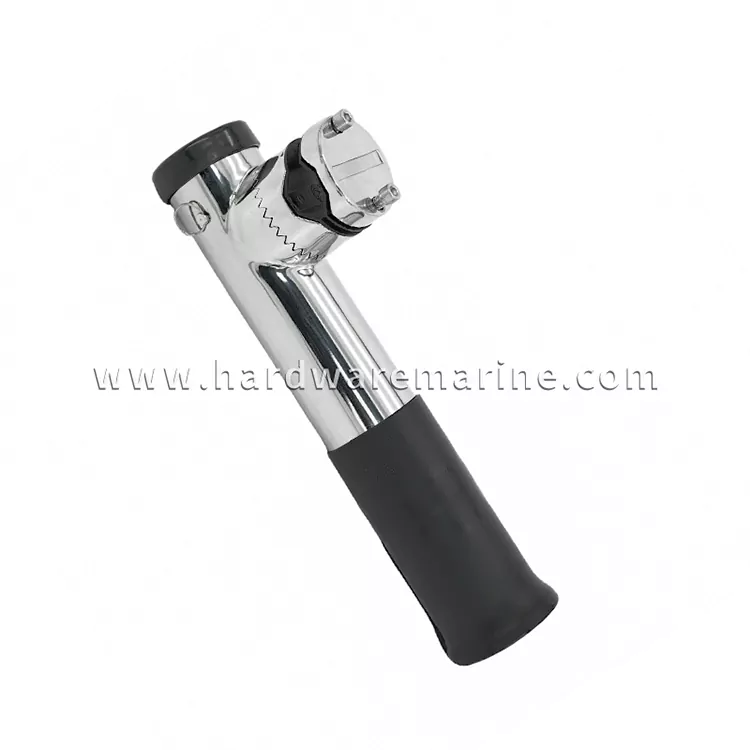 Stainless Steel Marine Clamp-On Rod Holder With Rubber Insert