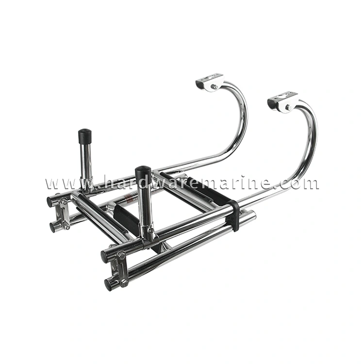 Stainless Steel Marine 2+1/2+2 Step Folding Boarding Ladder