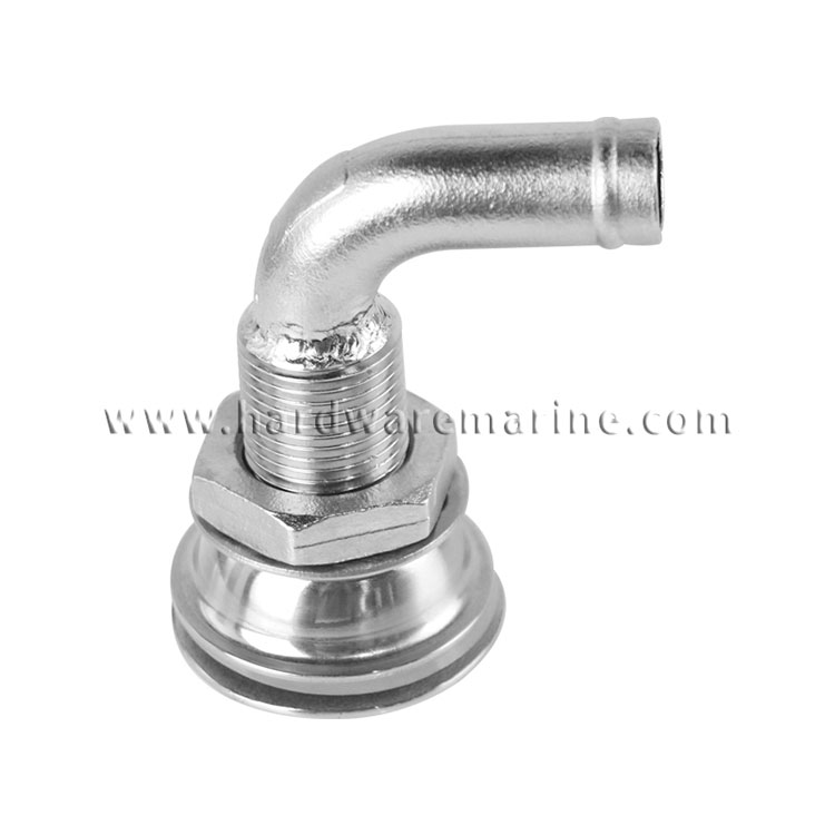 316 Stainless Steel Flush Mount Fuel Vent 90° Vent