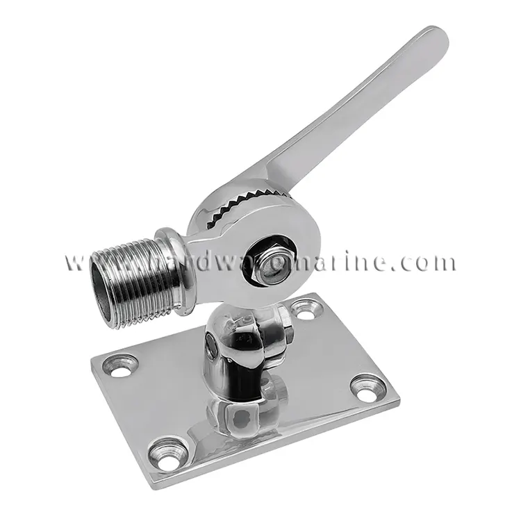 316 Stainless Steel Ratchet Mount Antenna Base