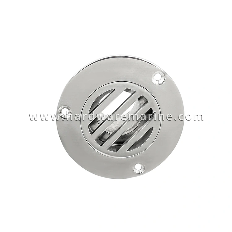 316 Stainless Steel Removable Marine Deck Drain Scupper