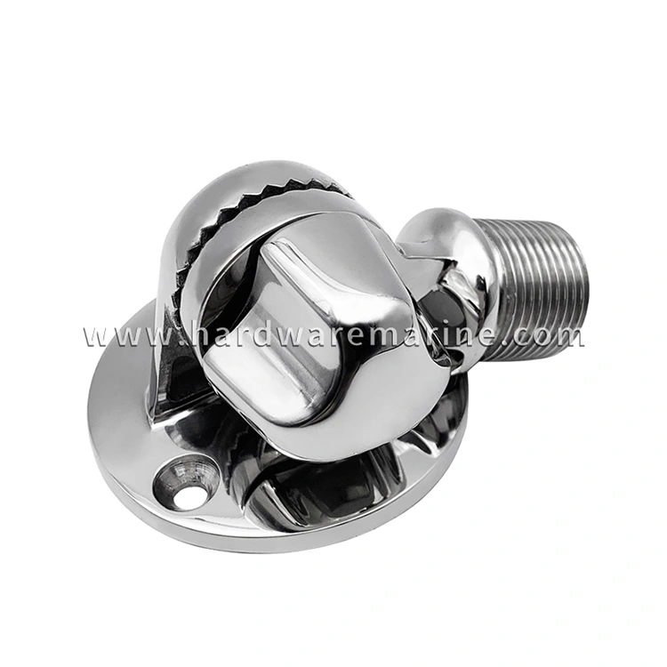 316 Stainless Steel Marine Antenna Base With Thread Head