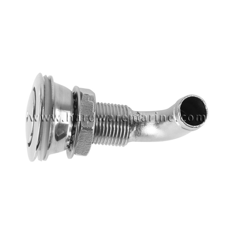316 Stainless Steel Flush Mount Fuel Vent 90° Vent