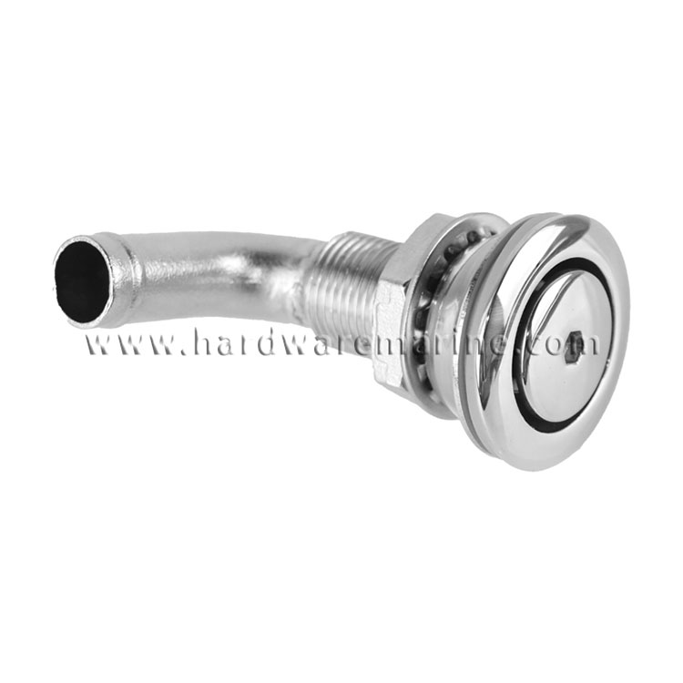 316 Stainless Steel Flush Mount Fuel Vent 90° Vent