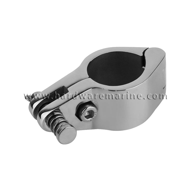 Stainless Steel 316 Bimini Top Hinged Jaw Slide Clamp