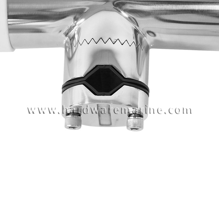 316 Stainless Steel Clamp On Rod Holder With Tube Insert